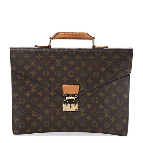 louis vuitton serviette conseiller briefcase|Louis Vuitton Serviette Conseiller Briefcase Monogram Canvas.